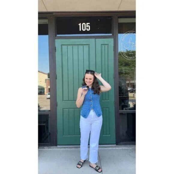 MOTHER The Weekender Fray Jeans in Wash Fairest Of Them All Size US 29 - Picture 2 of 14